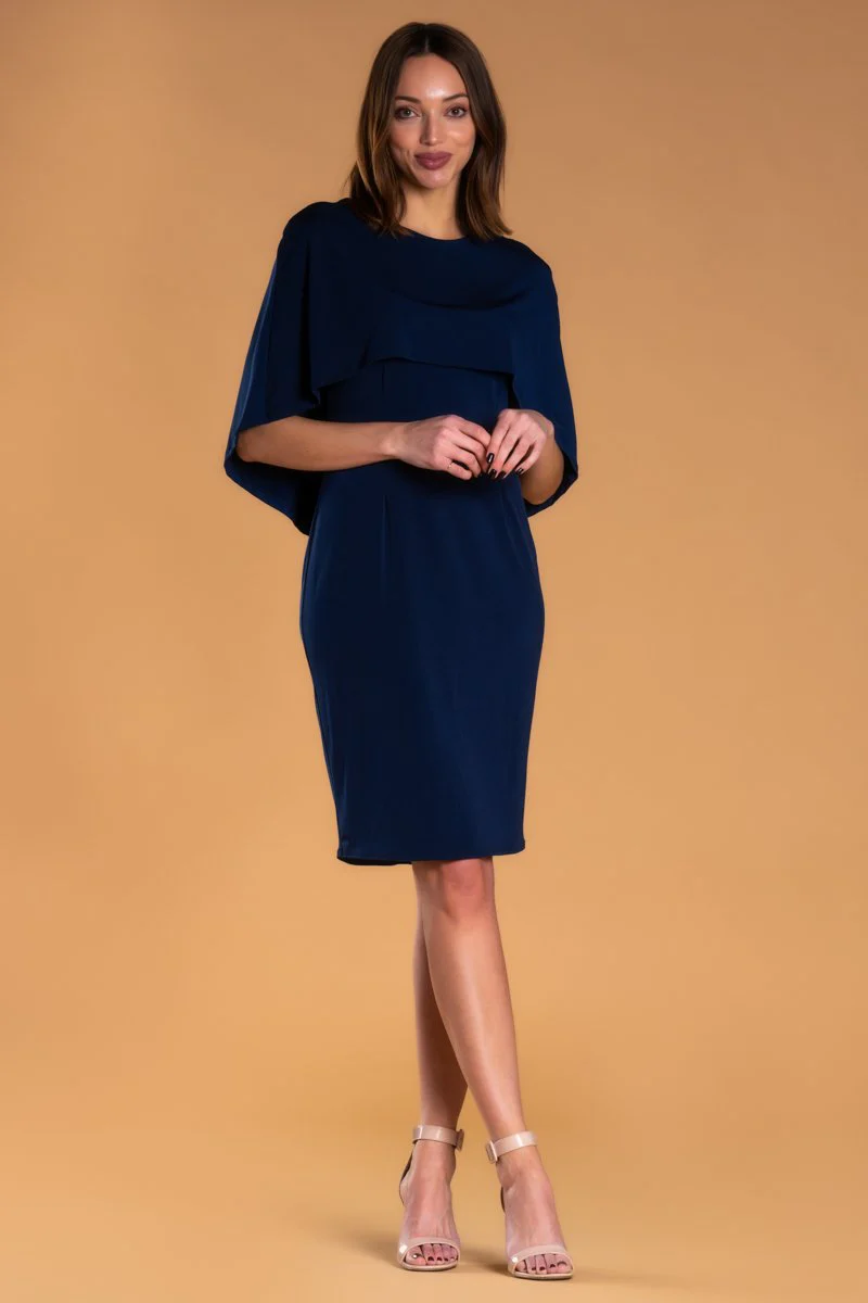 Brigitte Brianna Cape Dress - Image 4