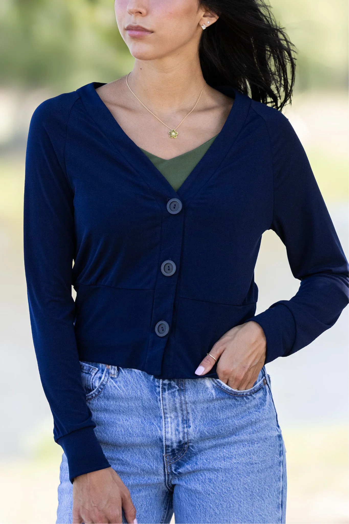 Brigitte Brianna Favorite Cardigan - Image 2