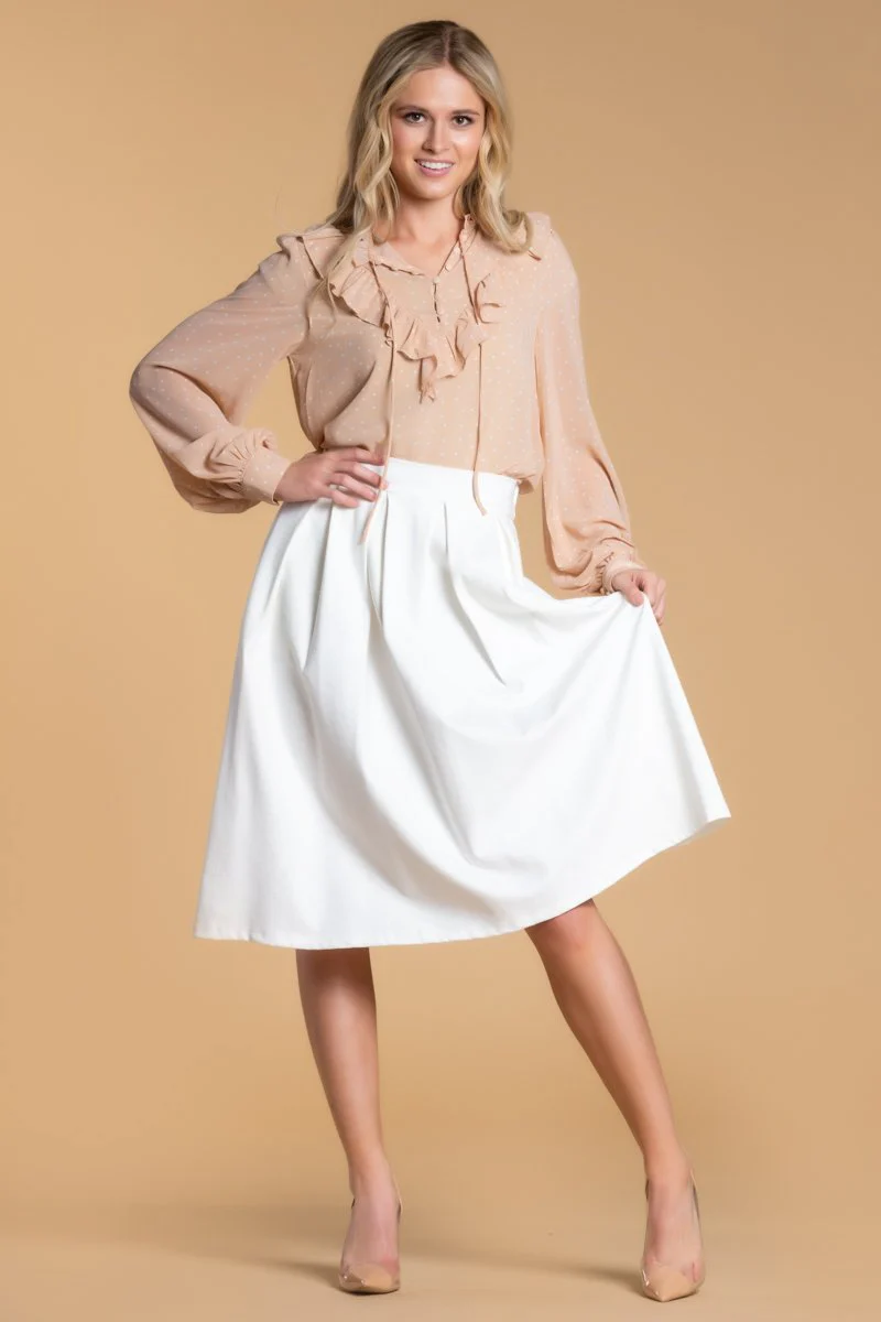 Brigitte Brianna Pleated Skirt - Image 3