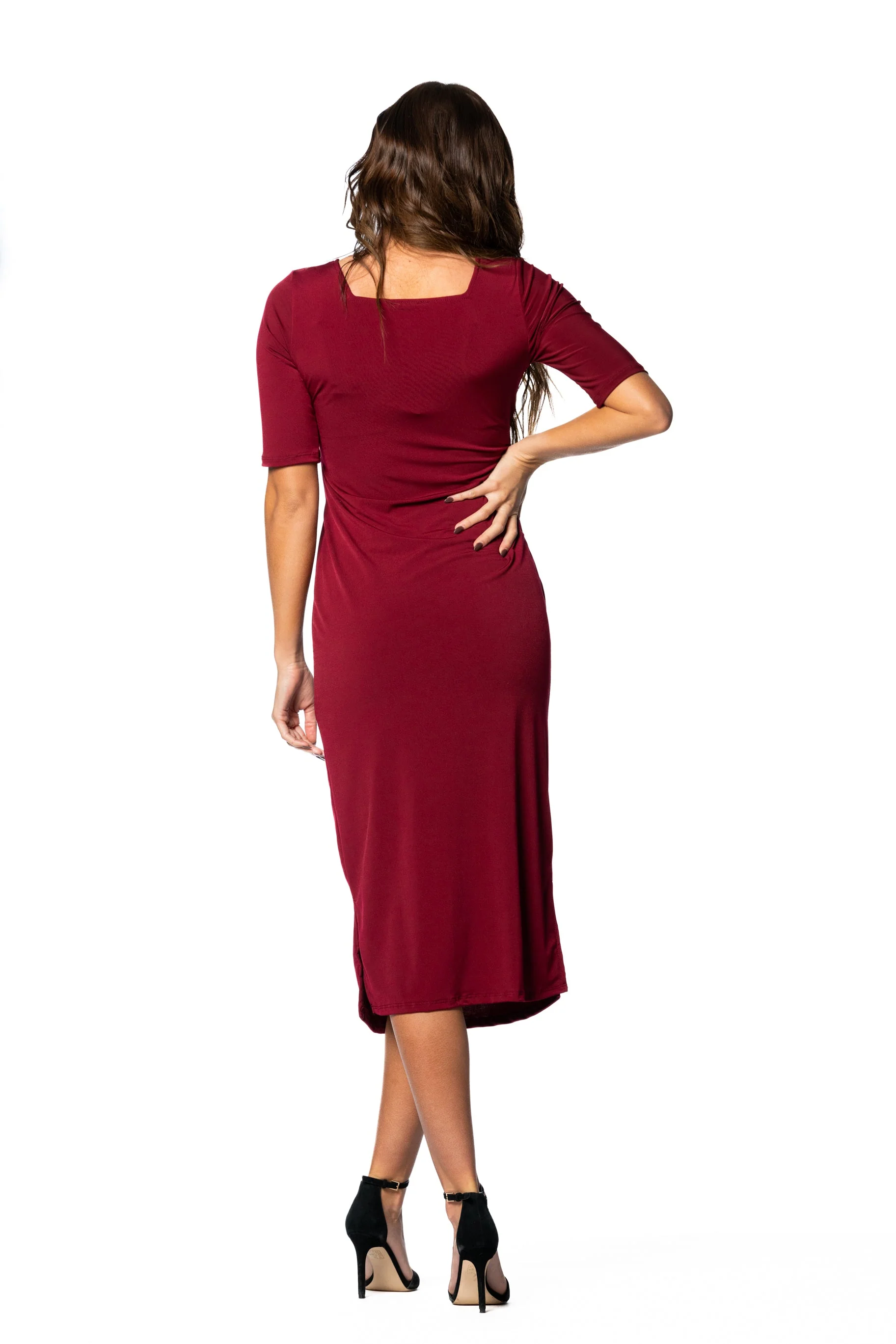 Brigitte Brianna Square Neck Dress - Image 5