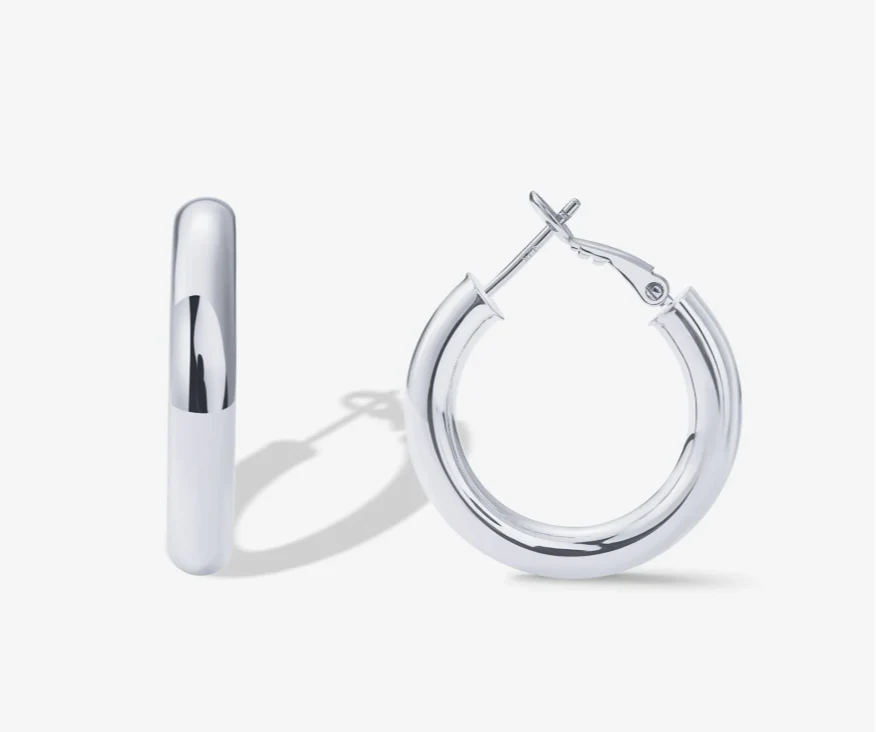 BB Clara Chunky Hoop Earrings - Image 4