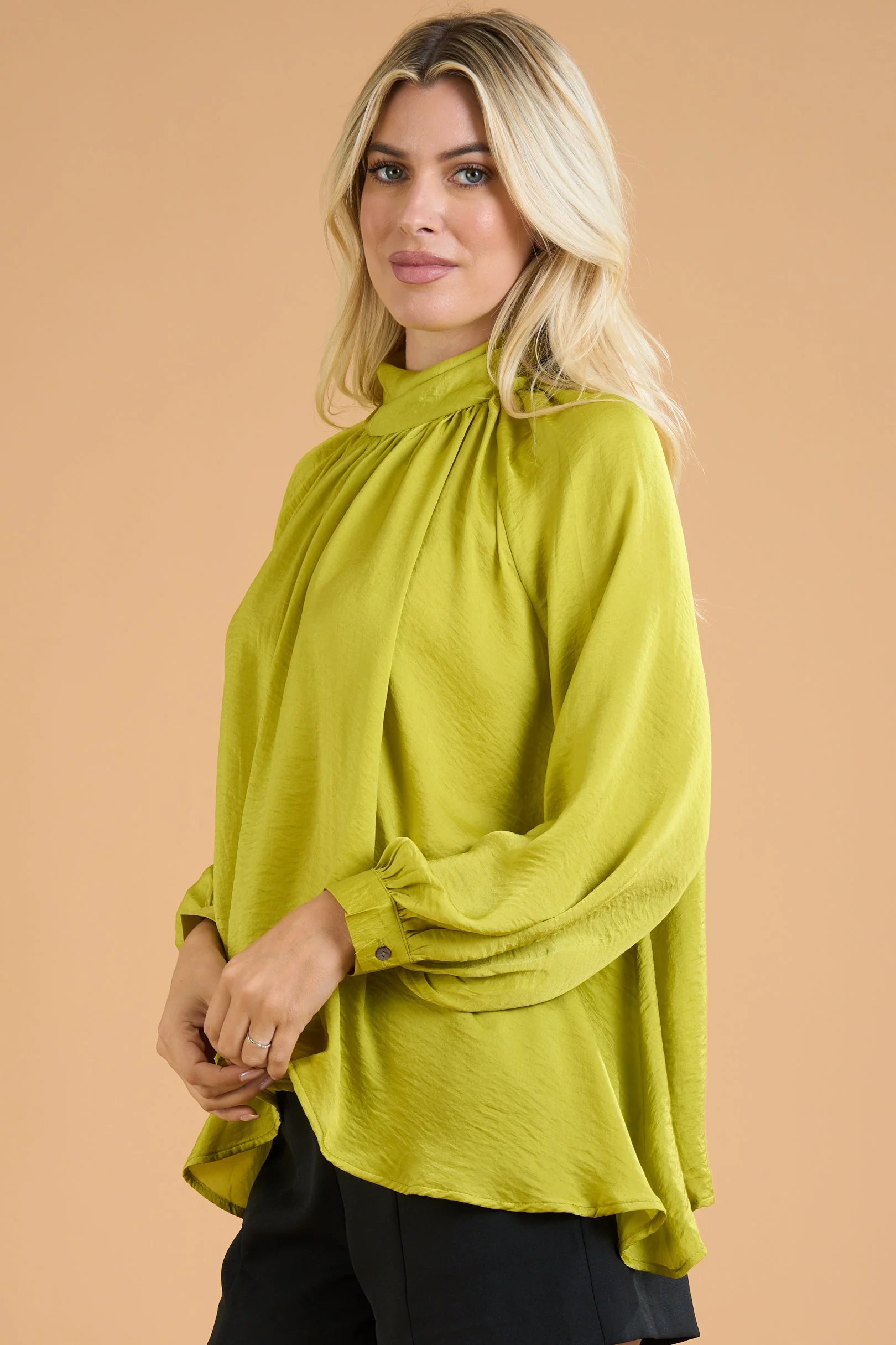 Collar Cascade Blouse - Image 7