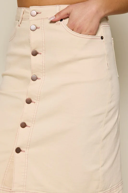 Elaine Denim Skirt - Image 3
