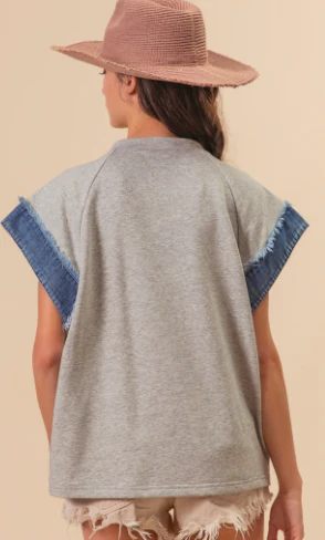 Denim Star Top - Image 3
