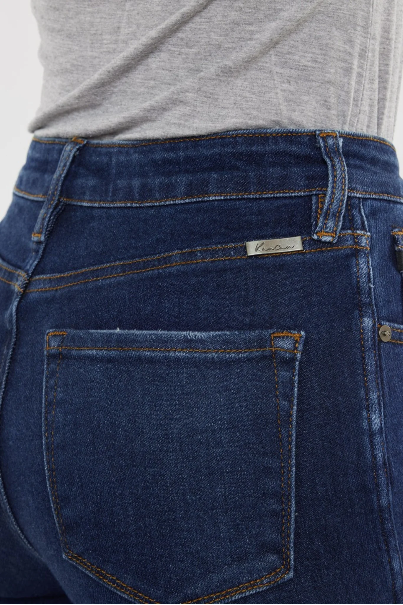 Frayed Hem Flare Jeans - Image 4