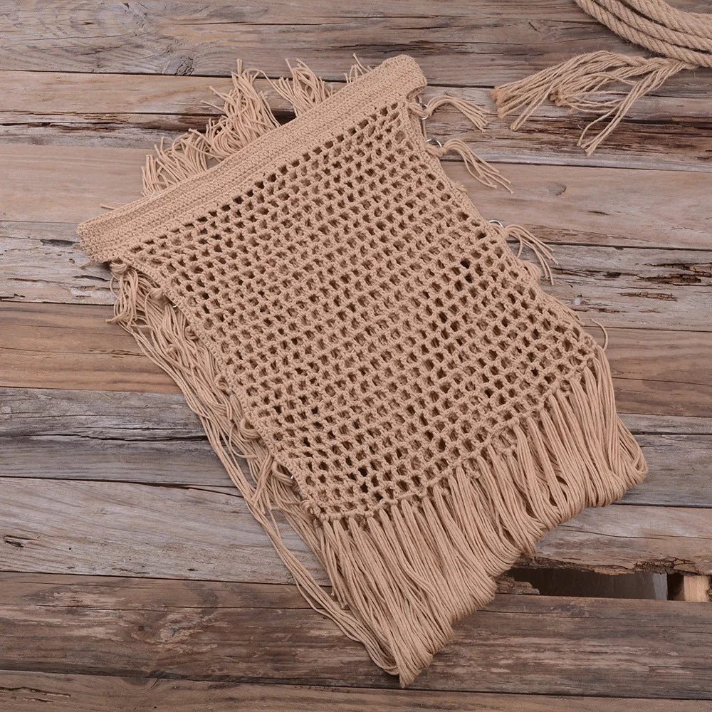 Fringed Hand Woven Swim Maxi - Image 4