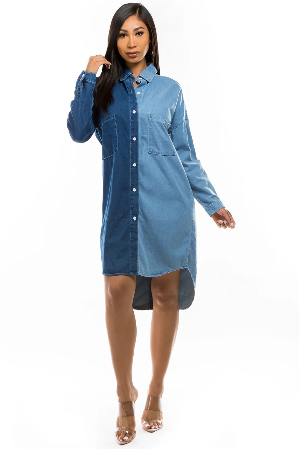 Kaia Two Tone Tunic - Image 5