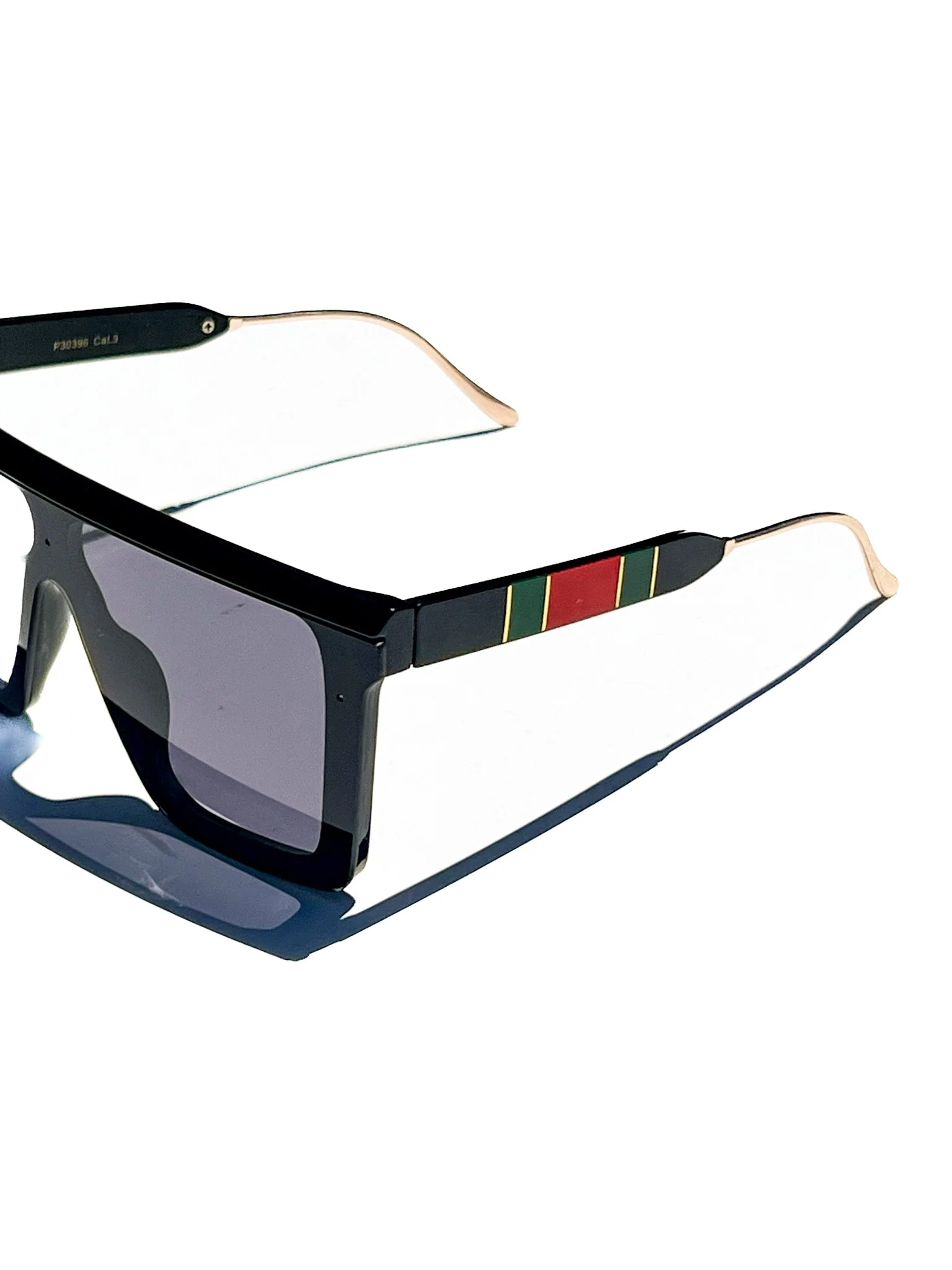 Designer Stripe Sunglasses - Image 2