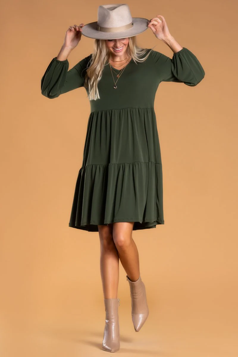 Brigitte Brianna Ruffle Tier Dress - Image 2