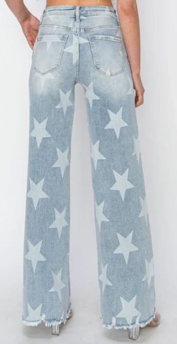 Star Print Jeans - Image 3