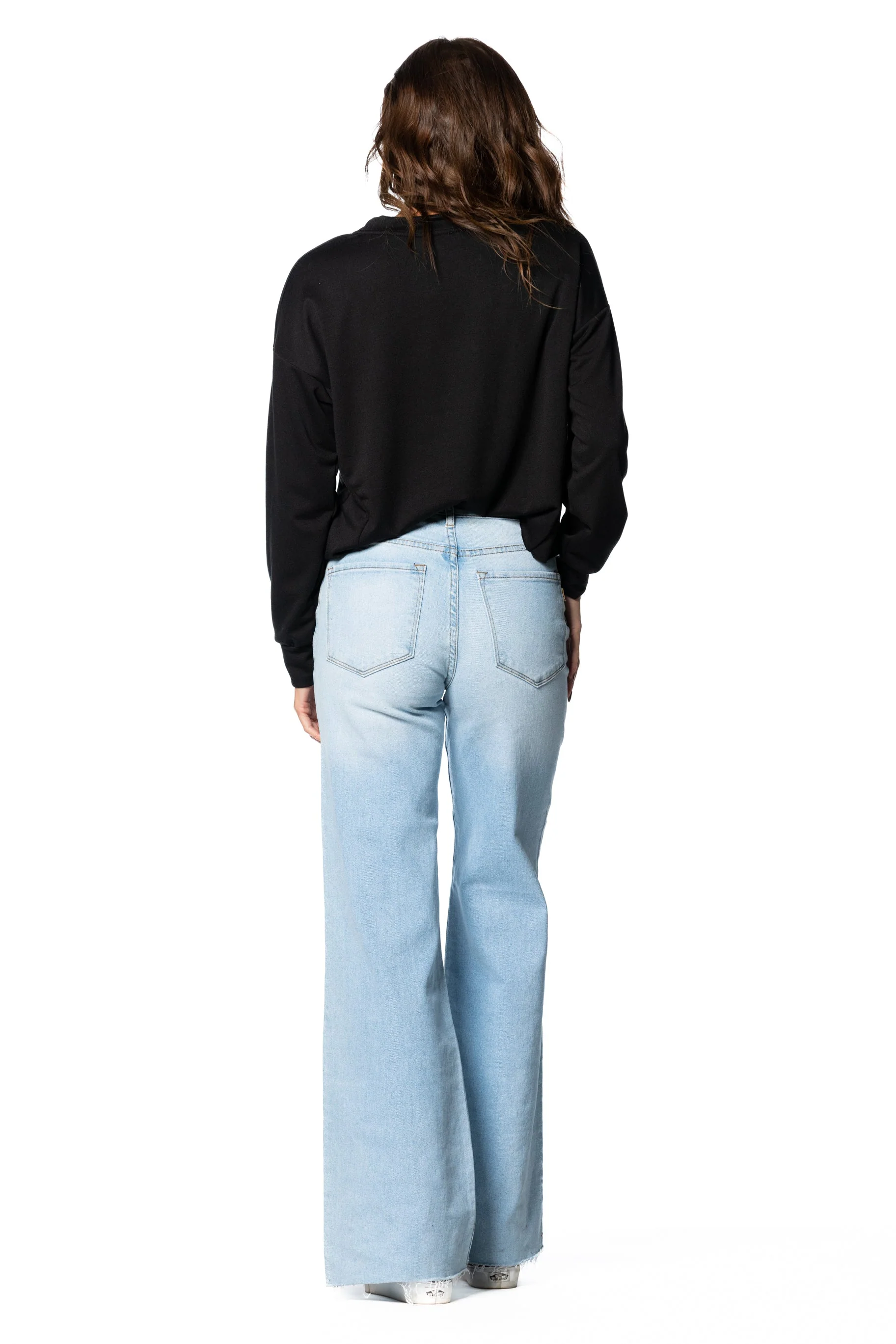 Sundown Sweatshirt & Sweatshirt Skirt Matching Set (Black) - Image 4